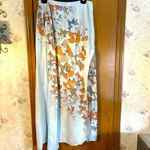 Free People faux wrap skirt with attached belt